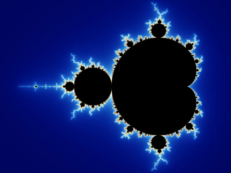 Mandelbrot Set — A simple iteration creates a boundary with extraordinary detail.