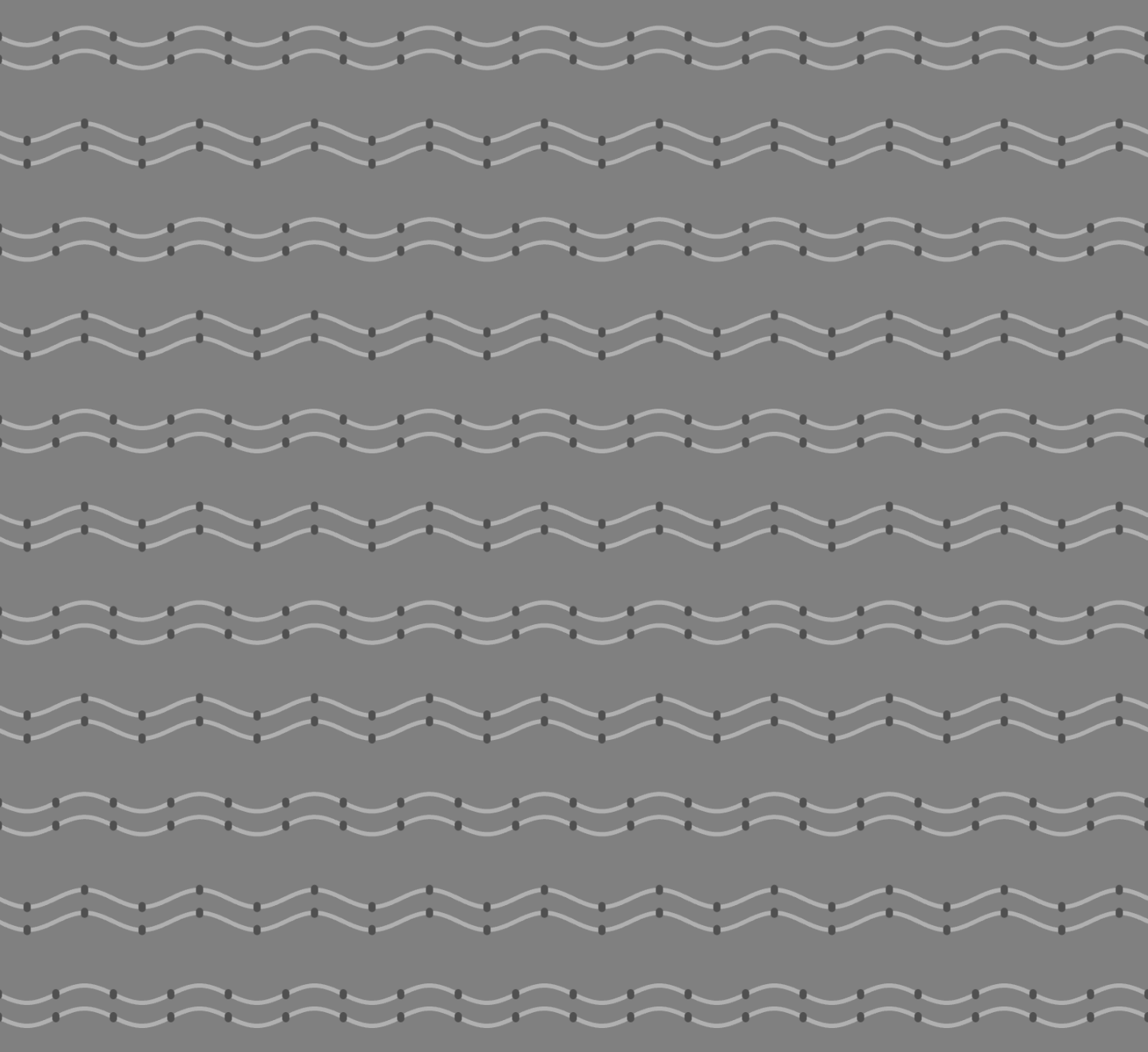 Rows of alternating light and dark lines on grey, comparing apparently angular and curved sections.