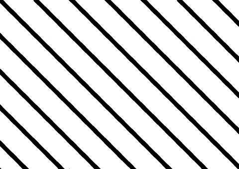 A dense black-and-white diagonal pattern with a clear central region in another Zöllner illusion variation.