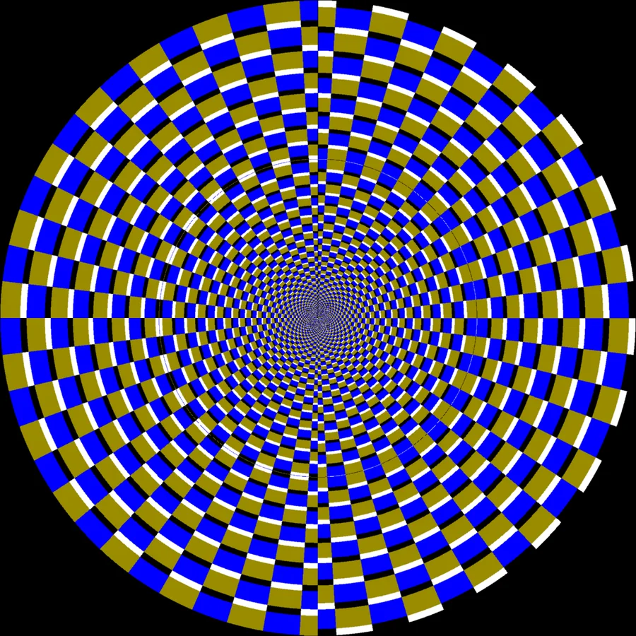 Repeating asymmetric light-to-dark gradients arranged in circular patterns.
